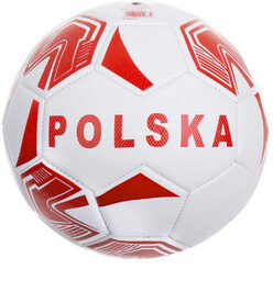 Piłka nożna Polska biało-czerwony roz.5