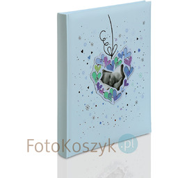 Album wklejany dziecięcy Baby Niebieski (tradycyjny 60 białych