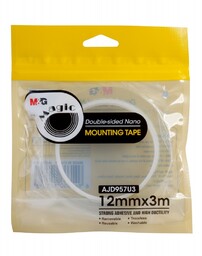 Taśma montażowa Nano Tape dwustronna przeźroczysta 12mm 3m