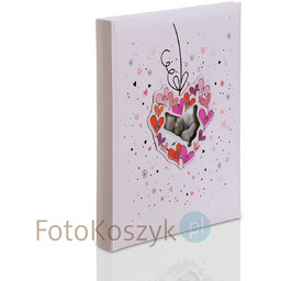 Album dziecięcy wklejany Baby Róż (tradycyjny 60 białych