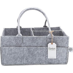 Parker Baby Co. Diaper Caddy - Nursery Storage