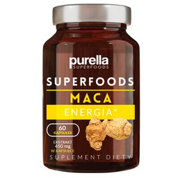 PURELLA Suplement na energię Superfoods Maca (60 kapsułek)
