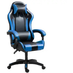 Extralink G-523 Gamingowy do 150kg Skóra ECO Czarno-niebieski