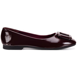 Baleriny Clara Barson WFA3513-1 Bordowy