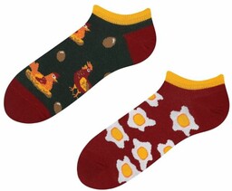 Todo Socks Stopki, Stress-Free Chickens, Jajka, Kury, Kolorowe