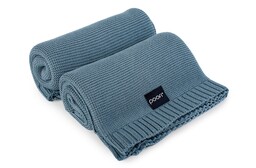 Poofi Kocyk bambusowy Pure: ocean blue