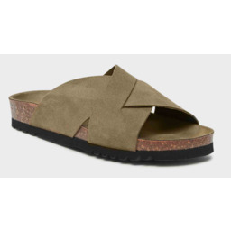 Scholl Kapcie Vivian, khaki, rozmiar 38, 38 EU