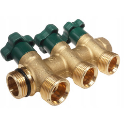 Herz Rozdzielacz 3 Obwody Do Ciepłej Wody Użytkowej