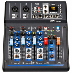Dna MIX 4 Eq Mikser Audio 4-KANAŁOWY Usb