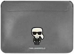 Karl Lagerfeld Sleeve KLCS14PISFG 13/14" srebrny/siver Saffiano Ikonik