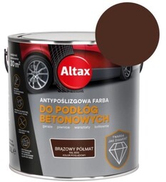 ALTAX Antypoślizgowa farba do podłóg betonowych brązowy półmat