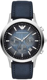 Zegarek ARMANI AR2473. Kwarcowy, Kolor niebieski. Mężczyzna.