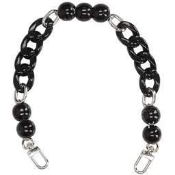 Toscanio K1 pasek/koralik do torebki czarny