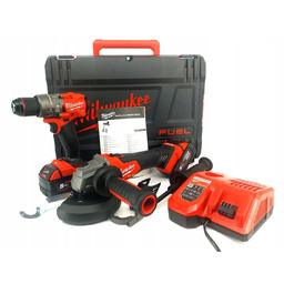 Milwaukee M18FPP2E3-502X Wkrętarka Szlifierka 2x5Ah +2 Walizki