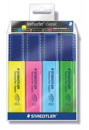 Zakreslacz textsurfer classic 364WP4 Staedtler żółty różowy niebieski