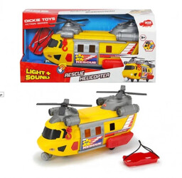Helikopter ratunkowy żółty 30cm - Dickie Toys
