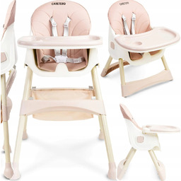 Składane Krzesełko Do Karmienia Fotelik 2w1 2x tacka