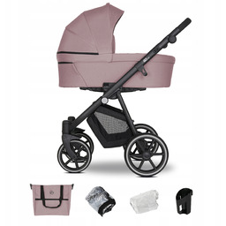 Wózek dziecięcy Emjot Eq 2.0 1w1 głęboki akcesoria,