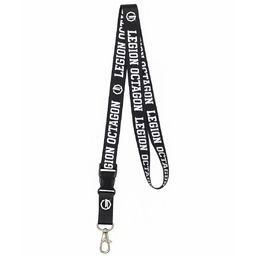 Octagon Smycz Do Kluczy Legion Logo Black/White