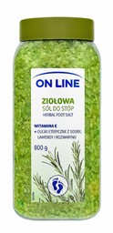 Sól do stóp ziołowa, On Line, 800g