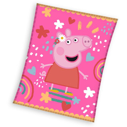 Kocyk Coral ŚWINKA PEPPA Koc 130x160 cm