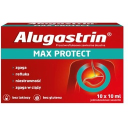 Alugastrin Max Protect, 10x 10ml sasz. -> Odbiór