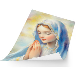 Matka Boża w modlitwie Plakat religijny