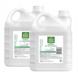 BIAŁY JELEŃ ŻEL POD PRYSZNIC KOZIE MLEKO 2X2L