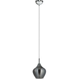 Lampa wisząca szklana chromowana 16cm AZ2148 z serii