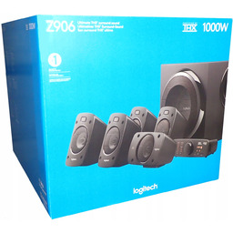 Kino Domowe Kolumny Głośniki 5.1 Logitech Z906 500W