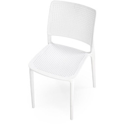 Krzesło ogrodowe plastikowe białe K514