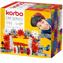 Car Service Klocki 119 El, Korbo