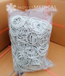 Gumki recepturki 30mm 1.5/1.5 biale 20kg