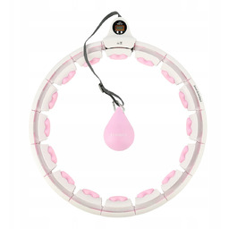 Hula Hop Z Wypustkami I Obciążnikiem Pink HHW06