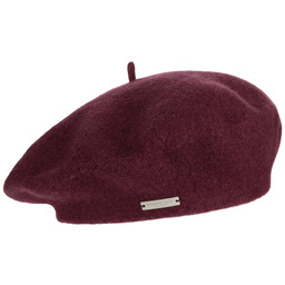 Beret Baskijski Damski by Seeberger, bordowy, One Size