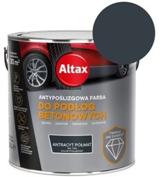 ALTAX Antypoślizgowa farba do podłóg betonowych antracyt półmat