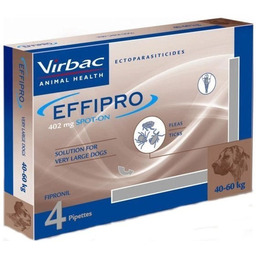 EFFIPRO Spot-On pies XL 40-60 kg (pipeta 4