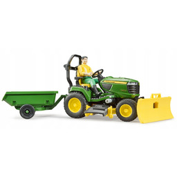 Kosiarka John Deere X949 Z Przyczepką Bruder 1:16