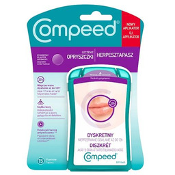 Compeed Dyskretny plaster na opryszczkę, 15 szt.