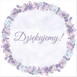 Naklejka na pudełko na koperty z życzeniami, prezentami