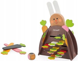 Magiczna Marchewka drewniana gra strategiczna Janod