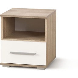 Lima sn1 dąb sonoma / biały szafka nocna