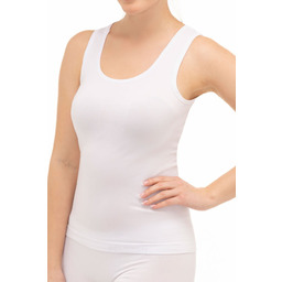 Bezrękawnik damski Brubeck Comfort Cotton TA00510 biały