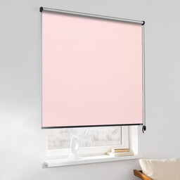 Roleta zwijana Classic, różowy, Blackout Silver rolety zwijane