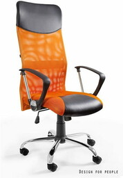 Fotel Biurowy Unique VIPER pomarańczowy