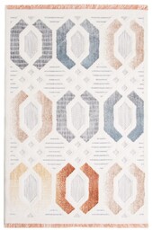 Dywan boho 3D Dywilan Broadway 4 C0779A white/yellow