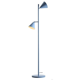 Lampa stojąca Form 2 Metalowa Niebieska