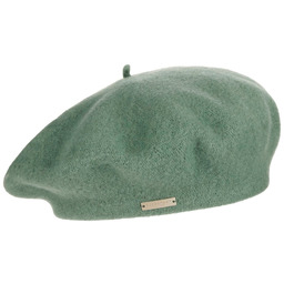 Beret Baskijski Damski by Seeberger, jasnozielony, One Size