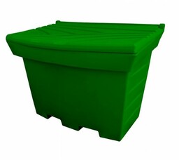 Roteko Pojemnik na sól i piasek 400L zielony