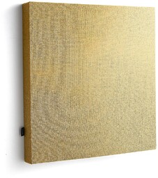 Panel akustyczny POLY, kwadratowy, 600x600x56 mm, ścienny, żółty